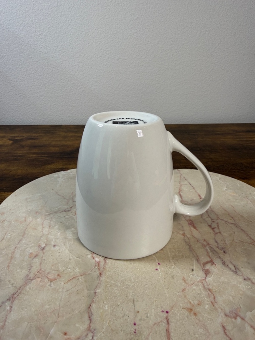 White Ceramic Coffee Mug, 12.5 Oz Microwave & Dishwasher Safe - Picture 7 of 7